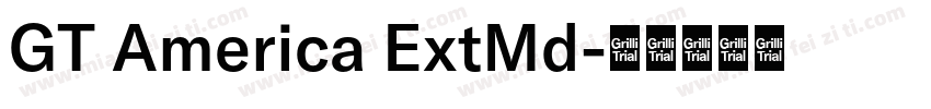 GT America ExtMd字体转换